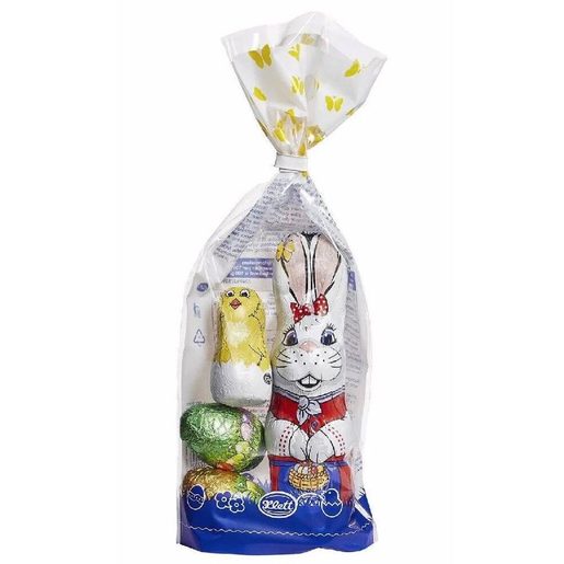 KLETT Saco Coelho e Fantasias de Chocolate de Leite 100 g