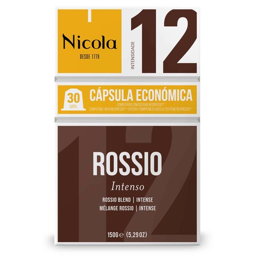 NICOLA Cápsulas de Café Rossio N 30 un