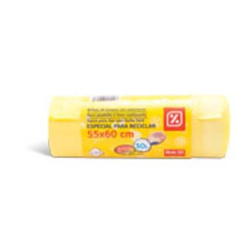 DIA Sacos Lixo 30L Amarelo Reciclagem 30 Un