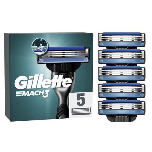 GILLETTE Recarga de Lâminas Mach3 5 un