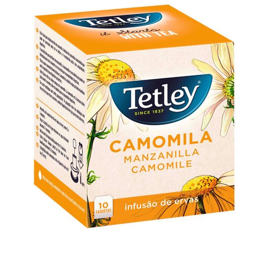 TETLEY Infusão Camomila 10 un