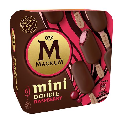 MAGNUM Gelados Multipack Magnum Double Chocolate & Morango 3x88 ml MAGNUM Gelados Multipack Magnum Double Chocolate & Morango 3x88 ml