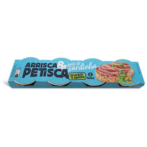 DIA ARRISCA E PETISCA Paté de Sardinha 4x22 g