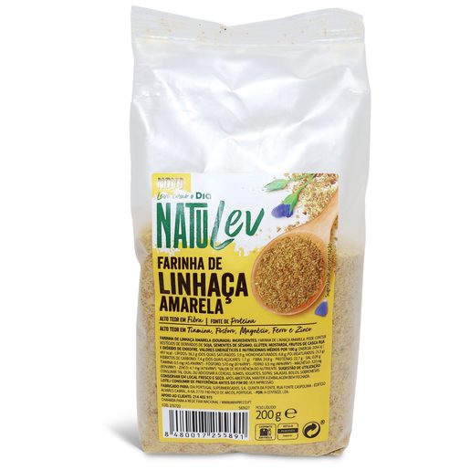 DIA NATULEV Farinha de Linhaça Amarela 200 g