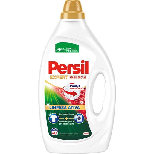 PERSIL Detergente Máquina Roupa Gel Expert Stain Removal 40 Lv