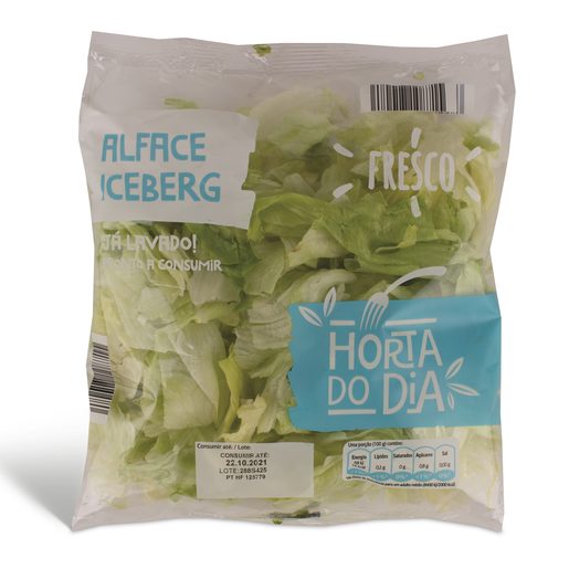 HORTA DO DIA Salada Alface Iceberg Embalada 200 g