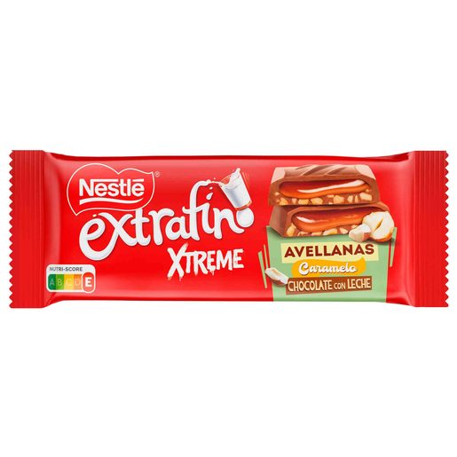NESTLÉ Tablete de Chocolate de Leite com Caramelo e Avelã Extrafino 87 g