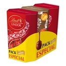 LINDT Bombons Lindor Cornet Pack2+1 411 g