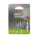 AUCHAN Pilhas Recarregável HR6 Premium 2500MAH 2 un