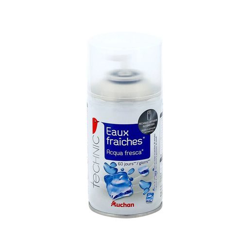 AUCHAN Difusor Automático Recarga Água Fresca 250 ml AUCHAN Difusor Automático Recarga Água Fresca 250 ml