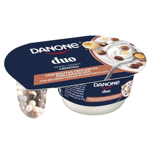 DANONE Iogurte Cremoso Duo Bolachinhas Crocantes Chocolate 100 g