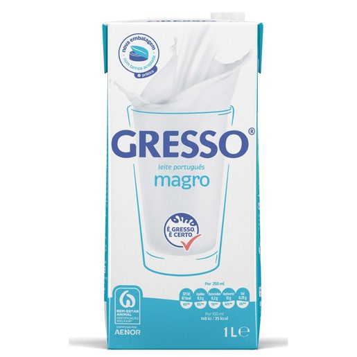 GRESSO Leite Magro 1 L