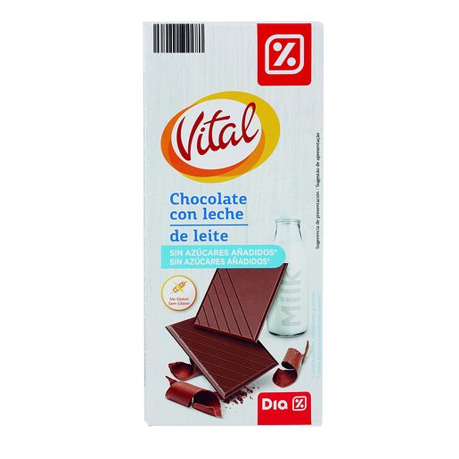 DIA VITAL Chocolate de Leite Sem Açúcar 100 g DIA VITAL Chocolate de Leite Sem Açúcar 100 g
