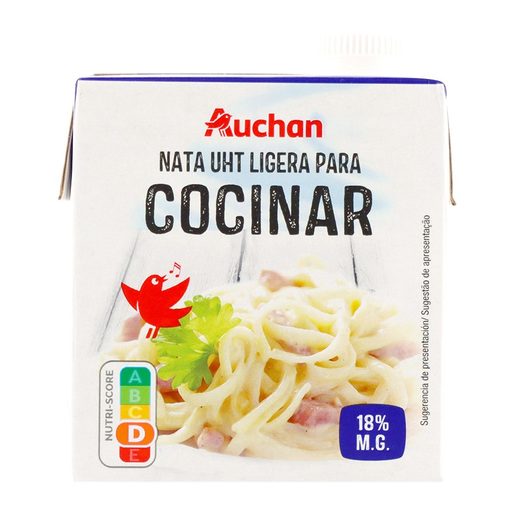 AUCHAN Nata UHT para Cozinhar 500 ml