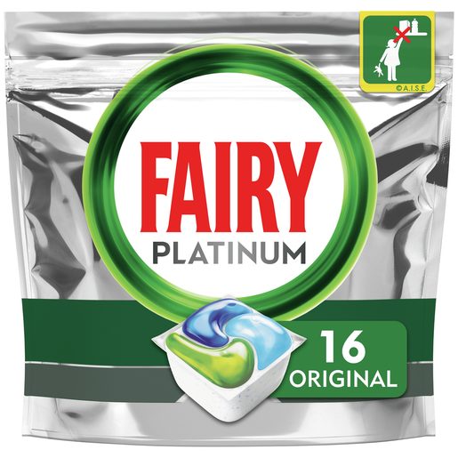 FAIRY Detergente Cápsulas Máquina da Loiça Platinum 16 Lv