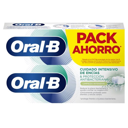 ORAL-B Pasta de Dentes Cuidado Intensivo das Gengivas 2x75 ml