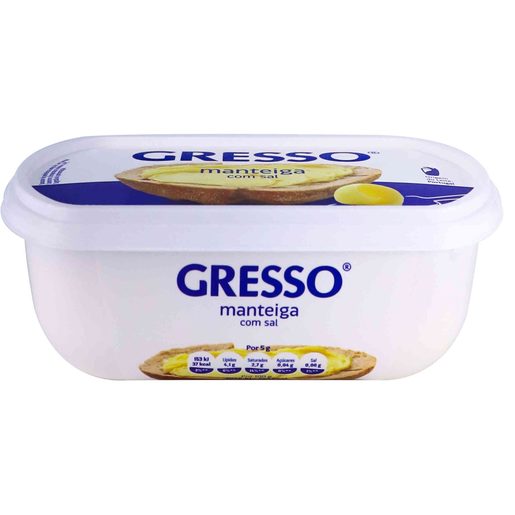 GRESSO Manteiga com Sal 250 g