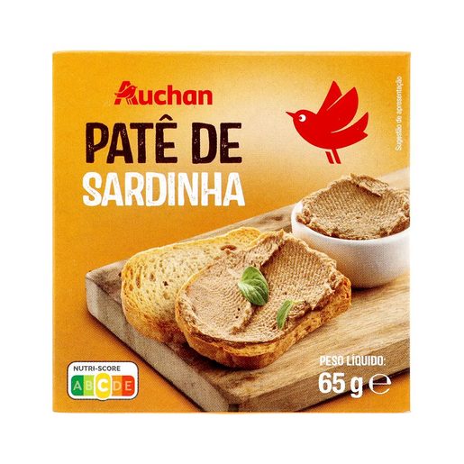 AUCHAN Patê Sardinha 65 g AUCHAN Patê Sardinha 65 g