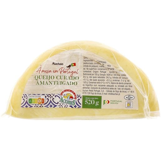 AUCHAN À Mesa em Portugal Queijo Amanteigado Açores 520 g