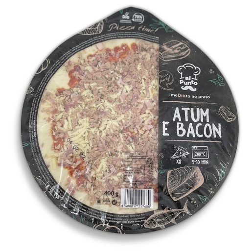 DIA AL PUNTO Pizza Fresca Atum E Bacon 400 g