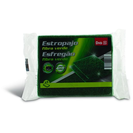 DIA Esfregão Verde 4 Un DIA Esfregão Verde 4 Un
