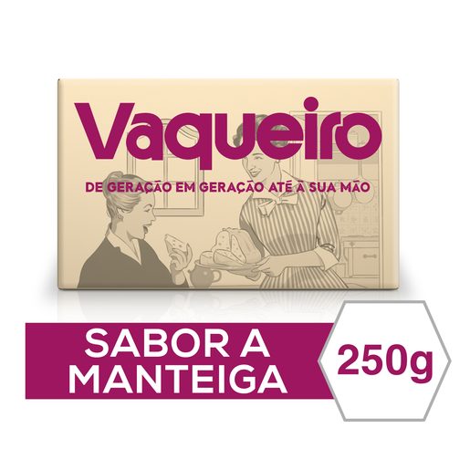 VAQUEIRO Creme Culinário com Sabor Manteiga 250 g