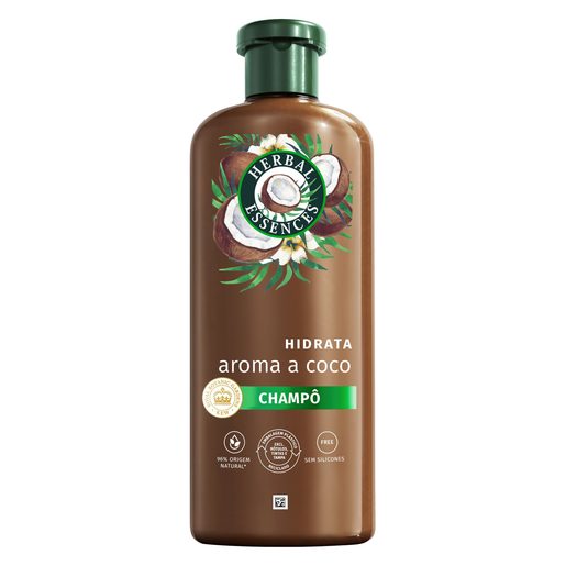 HERBAL ESSENCES Champô de Leite de Coco Hidratante 350 ml