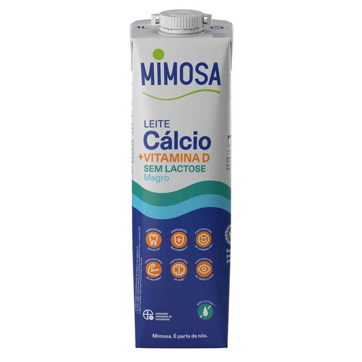 MIMOSA Leite Magro sem Lactose com Cálcio e Vitamina D 1 Lt