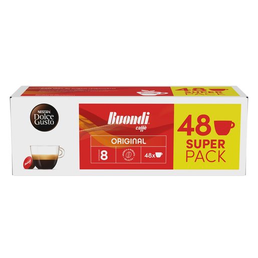 NESCAFÉ DOLCE GUSTO Café Espresso Buondi (Intensidade 8) 3x16 un