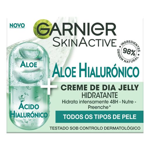 GARNIER Creme de Dia Skin Active Aloe Hialurónico 50 ml