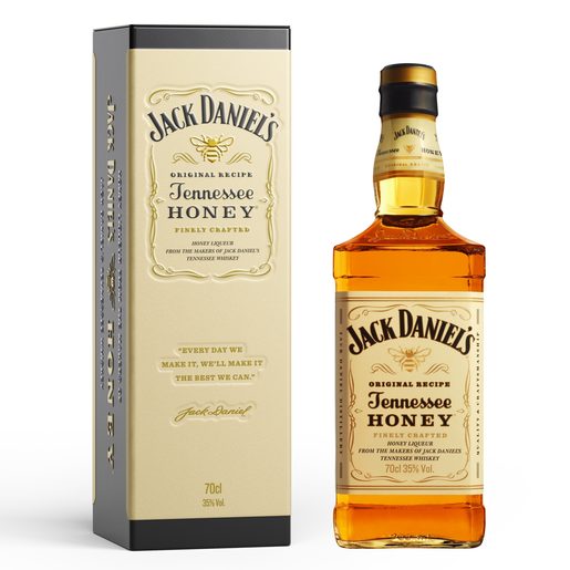 JACK DANIEL'S Licor de Whisky Honey 700 ml