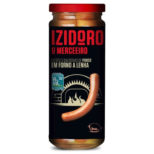 IZIDORO Salsichas de Porco em Forno a Lenha 220 g 5 un