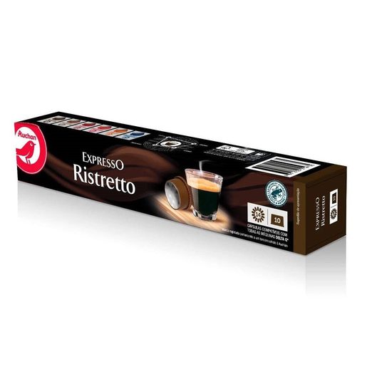 AUCHAN Cápsulas Delta Q Ristretto 10 un