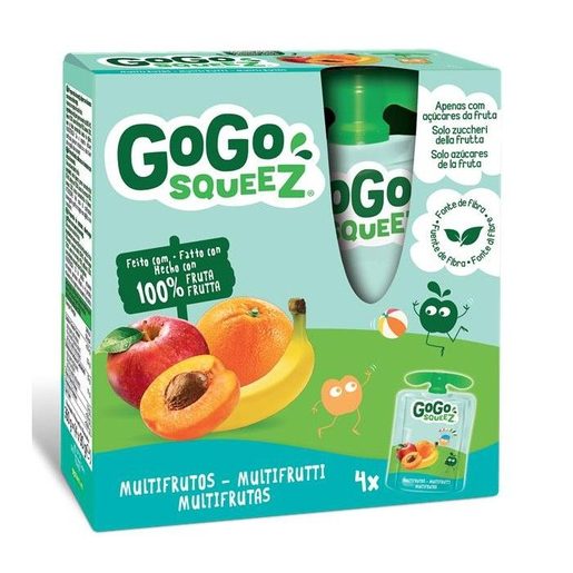 GOGO SQUEEZ Pack Multifrutos 4x90 g GOGO SQUEEZ Pack Multifrutos 4x90 g