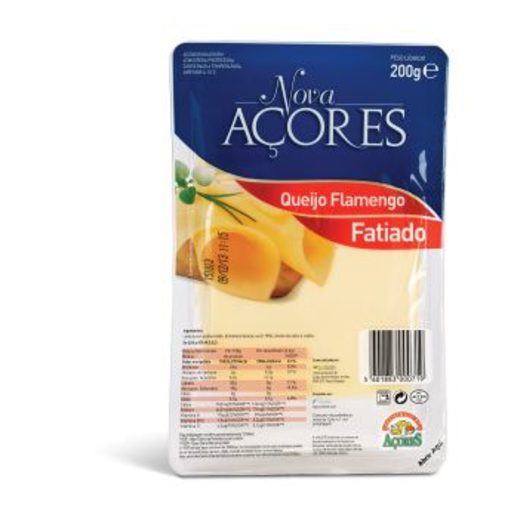 NOVA AÇORES Queijo Flamengo Fatiado 200 g