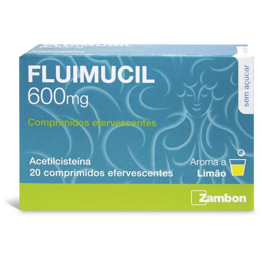 FLUIMUCIL 600 mg Comprimido Efervescente 20 un