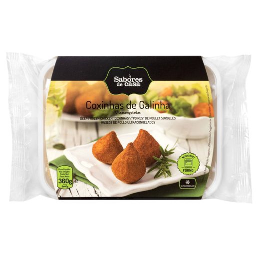 SABORES DA CASA Coxinhas de Frango para Forno 360 g