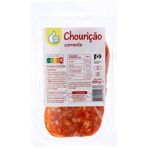 POLEGAR Chourição Fatias 200 g