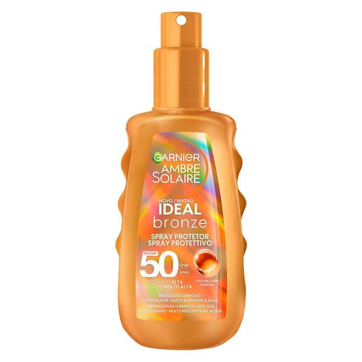 AMBRE SOLAIRE Leite Bronzeador Ideal Bronze FPS50 150 ml