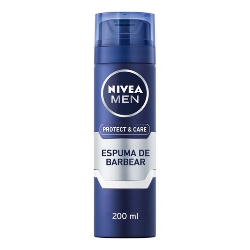 NIVEA MEN Espuma de Barbear Protect & Care 200 ml