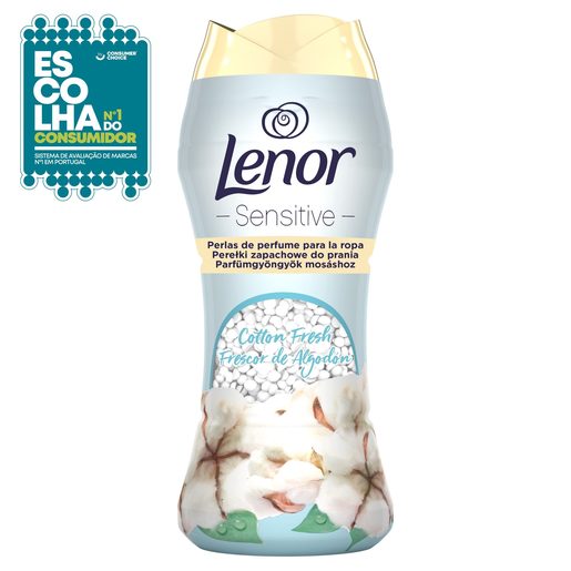 LENOR Intensificador de Perfume Pérolas Sensitive Frescura do Algodão 210 g