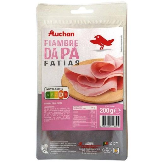 AUCHAN Fiambre da Pá Fatias 120 g