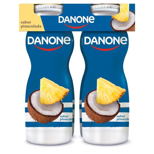 DANONE Iogurte Líquido Ananás Côco 4x155 g