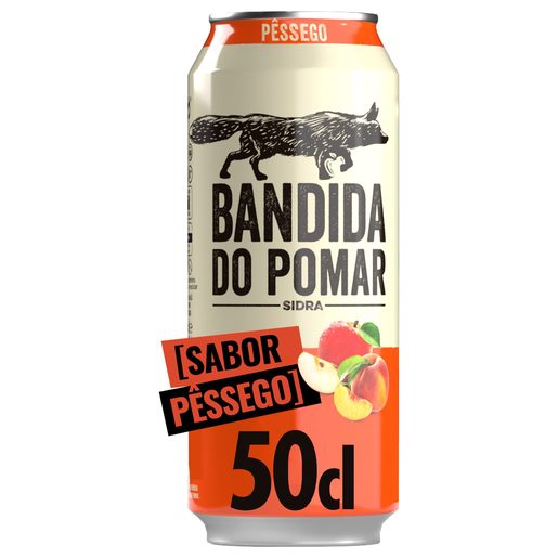BANDIDA DO POMAR Sidra com Álcool Pêssego 500 ml