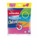 VILEDA Pano Microfibras Colors 4 un VILEDA Pano Microfibras Colors 4 un