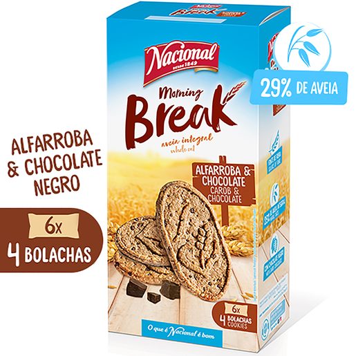 NACIONAL Morning Break Alfarroba & Chocolate 300 g