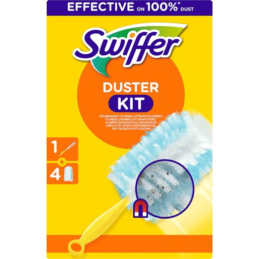SWIFFER Espanador Agarra Pó com 4 Recargas SWIFFER Espanador Agarra Pó com 4 Recargas