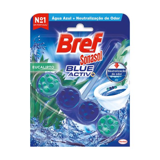 BREF SONASOL Bloco Sanitário Wc Blue Active Eucalipto 1 un