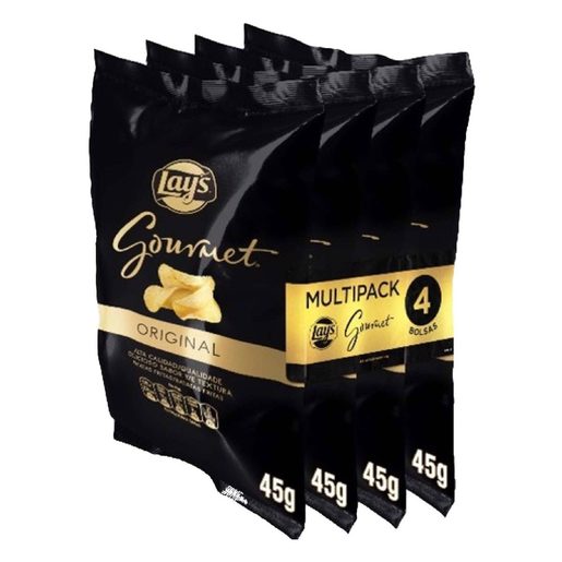 LAY´S Multipack Batatas Fritas Gourmet 4x45 g LAY´S Multipack Batatas Fritas Gourmet 4x45 g