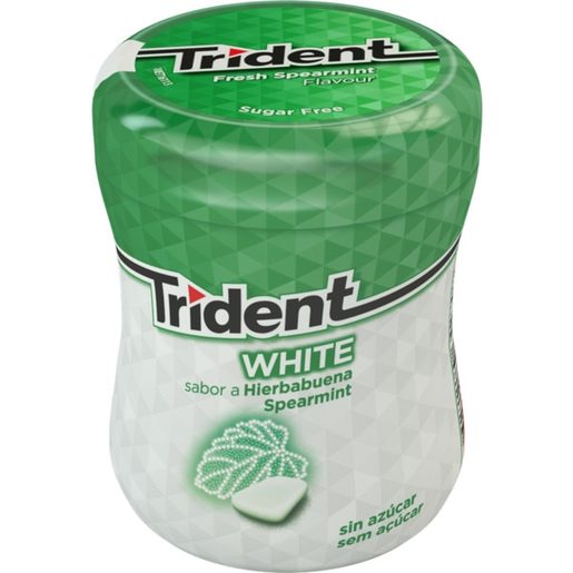 TRIDENT Bottle Pastilhas Elásticas White Spearmint 82,6 g